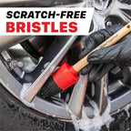 Maxshine Detailing Brushes Set (3-Piece) – Brush Width: 0.8", 1.3", 1.8" – Scratch-Free Soft Bristles, Ergonomic Grip – Versatile Car Detailing for Interior & Exterior