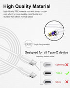 iPhone 16e 17e Charger Fast Charging for iPhone 17Pro Max/17e/17/16/16e/16Pro/15/15Pro, 20W Fast USB C Power Adapter with 6Ft USB C Charging Cable Cord, Type C Charger Block Wall Cube for Apple iPad