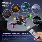 Upgraded 4LEDs 8PCS Wireless LED Strobe Lights with Remote Control, 8 Colors Type-C Rechargeable Led Lights Anti Collision Warning Light for Car Motorcycle Bike Drone Aircraft