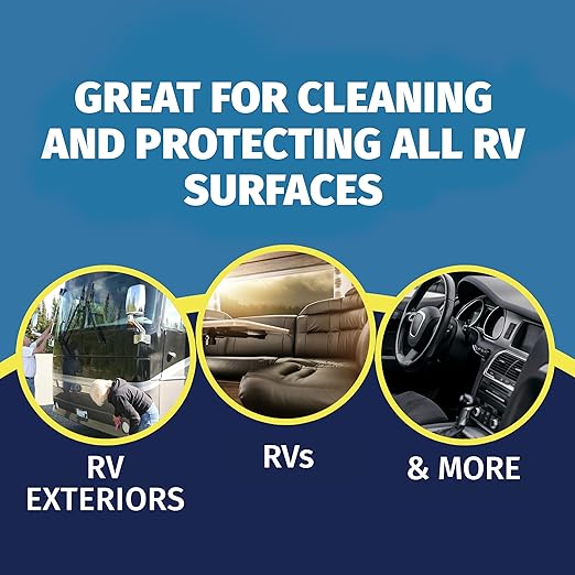 RV Multi-Surface Protectant Spray, Sun Protection Spray for RVs and Campers, Use on Vinyl, Plastic and More, 14 oz Can