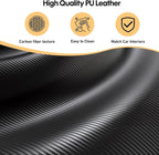 WHHMK Car Storage,Car Backseat Organizers,Support Up to 33 LB of Weight Front Seat Organizer, Floor Organizer for SUV Truck(Carbon fiber texture black)