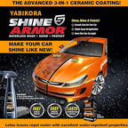 Ceramic Coating for Cars, Waterproof Auto Paint Coating - Graphene Infused, Scratch Resistant & High Gloss Auto Paint Sealant, Easy 1-Step Spray Application