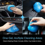 Car Cleaning Gel Putty, Reusable Dust Removal for Keyboard, Car Interior, Air Vents, Dashboard & Tight Spaces | Auto Detailing Putty (Blueberry Scent)