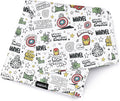 Milk Snob Marvel Infant Boy/Girl Swaddle Blanket, Soft Receiving, Security and Play, Toddler Infant Newborn Bedding, Baby Shower, Baby Registry Gift (Mighty Heroes) 34 * 34 inches