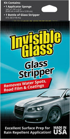Invisible Glass 91411-6PK Glass Stripper – Hard Water Spot Remover – Strips Coatings, Waxes, Oils & Road Film – Preps Windshields for Rain Repellent & Ceramic Coating – 4 Fl Oz (Pack of 6)