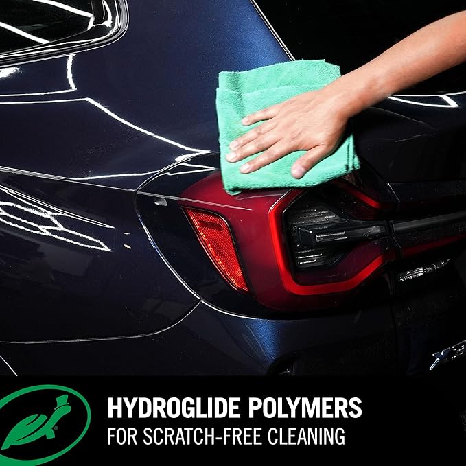 Turtle Wax Hybrid Solutions Ceramic 3-in-1 Car Detailer, Waterless Car Wash, Long-lasting HydrophobicWax Protection and High Gloss Shine, Safe For All Exterior Surfaces, 32 oz (Pack of 1)
