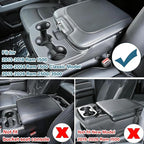 RAVOTOM Center Console Hanging Organizer Box Compatible with 2013-2024 Dodge Ram 1500 & 2013-2026 Ram 2500/3500 Interior Accessories Cup Holder Expander Storage Box (Jump Seat Only)
