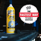 Finish Line Speed Bike Degreaser – Powerful Dry Formula for Bicycle Chains, Gears, and Disc Brakes, Turbo Spray Cleans Fast, Evaporates with No Residue, 18 oz