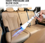 ProClean 360 Tornado Car Cleaning Gun – High Pressure Air Blow & Detailing Tool with Rotating Nozzle, Upholstery & Carpet Cleaner, Auto Detailing Blow Gun for Seats, Vents, Engines, Home Use