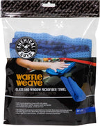Chemical Guys Waffle Weave Glass and Microfiber Towel Blue 24"x 16" (Pack of 2)