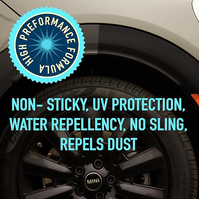 Nanoskin BLACK AWESOME Silicone-Free VRT Dressing Protectant 30 Gallons – Adjustable Like-New Finish to Vinyl, Rubber, Tire, Trim, Plastic, Interior & More | Safe for Cars, Trucks, Motorcycles, RVs