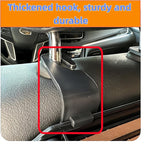 2026 Upgrade 4-in-1 Car Organizer Back Seat, Leather Multifunctional Car Organizer and Storage Box with Cup Holders for Hold Phone, Snacks, Drinks, Handbag, Keep Your Ride Clean & Organized (Black)