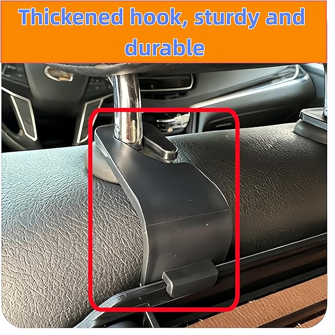 2026 Upgrade 4-in-1 Car Organizer Back Seat, Leather Multifunctional Car Organizer and Storage Box with Cup Holders for Hold Phone, Snacks, Drinks, Handbag, Keep Your Ride Clean & Organized (Orange)