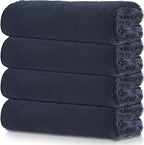 4 Pack 36x24 Inch Large Microfiber Car Drying Towels, Microfiber Towels for Cars, Ultra Absorbent, Streak Free, Scratch Free, Lint Free, Quick Dry, Multi-Purpose
