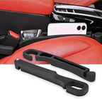 7F Car Organizers and Storage Set of 2, Car Seat Gap Filler with Hook and Window Breaker Tool, Universal Car accessories, Fit SUV Truck Storage, Black