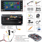 Android 13 Car Radio for Scion FR-S 2013-2016,tC 2005-2016, xB 2004-2015, xD 2008-2014,Support Carplay& Android Auto, Bluetooth&Voice Control, 4GB+64GB 7 Inch IPS Touch Screen