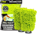 Chemical Guys Chenille Premium Scratch-Free Microfiber Wash Mitt for Car Washing,Lime Green,Ultra-Soft Car Wash Gloves,Swirl-Free Finish,Safe for Trucks,SUVs,Motorcycles,and More,(Pack of 24)