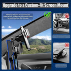 Car Phone Mount for 2021-2024 Chevrolet‌ Suburban/Tahoe & GMC Yukon/Yukon XL, Smart Auto-Clamping on 10.2" Touchscreen, 15W Wireless Fast Charging, Premium Aluminum Holder, Without Blocking Airflow