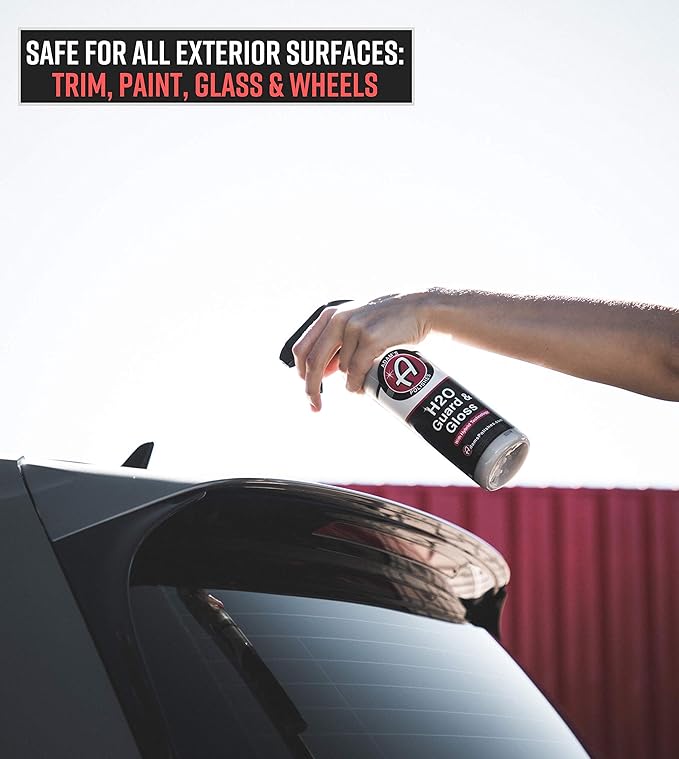 Adam's Polishes H2O Guard & Gloss (Gallon) - Car Detailing Hybrid Top Coat Silica Sealant, Car Wax & Polish Quick Detailer | After Car Wash Seals, Shines, and Protects All Exterior Surfaces
