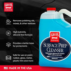 Griot's Garage Surface Prep Cleanser for Car Detailing and Cleaning – Dirt, Grime, Wax and Grease Remover – Use Before Applying Protective Surface Coatings, 10999, One Gallon