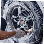 PRETYZOOM 3pcs Wheel Cleaning Brushes Set Soft Bristle Car Detailing Tire Brush for Effortless Wheel Rim Cleaning Versatile for Vehicles Design