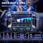 13.1" 8Core 8+128G Car Radio for Chevy Silverado GMC Sierra 2014-2018,5Ghz WiFi Android 13 2K Screen Radio Wireless CarPlay Android Auto BT DSP 48EQ Backup Camera Mic,Black