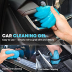 VCANENERGY Car Cleaning kit, Car Interior Detailing kit with 10000pa Car Vacuum Cleaner, Wheel Brush, Windshield Cleaner Tool, Microfiber Towel, Wash Mitt, Interior and Exterior Car Wash kit with Bag