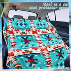 Lonfliness Car Seat Cover Towel Non Slip Back Seat Car Seat Towel Athletic Running Towel Washable Seat Cover for Gym Workout Sweat Outdoor Sport Beach Hiking Yoga (Navajo Tribal)