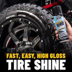 Chemical Guys Shine Logic Tire Shine (128 oz) Premium High-Gloss Tire Dressing for Deep Black Shine, Restores Faded Rubber, Enhances Appearance, Protects Against Fading and Cracking