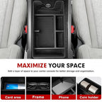 Autorder Center Console Organizer for 2025-2026 Toyota Camry Accessories Armrest Storage Box Secondary Insert Tray with Anti-Slip Mat