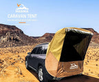 Hasika SUV Tailgate Tent - 2 Person Car Camping Awning, 3000mm Waterproof & UPF 50+ -Portable Hatchback Tent for Couples & Pet Owners, 2-Min Setup Road Trip Essentials Yellow