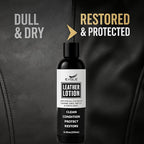 Eagle Leather Jacket Conditioner- Leather Lotion with Cloth for Boots, Jackets, Purses, Handbags & Bags – Lanolin & Natural Oils to Clean, Condition, Restore & Protect All Leather Colors
