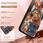 LISEVOfor Moto G Power 2025 Case - for Motorola Moto G Play 2025 Case Compatible with MagSafe Women Cute Girls Magnetic Protective Phone Cover Girly Mushroom Flower Heavy Duty Shockproof Design