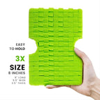 Jumbo Cross-Cut Grid Sponge 3-Pack | All-Purpose, Durable, Extra Absorbent Sponge for Cleaning | Large, Easy-Grip Car Cleaning Sponge | Soft, Scratch-Free Multi-Use Sponge