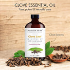 Majestic Pure Essential Oil with Glass Dropper - 100% Pure and Natural - Essential Oils for Diffuser, Aromatherapy, Soap and Candle Making, Clove Essential Oil, Clove Oil, 4 Fl Oz