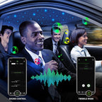 AMKI RGBW 16W Starlight Headliner Kits 550pcs*0.03in*9.8ft Cables Twinkle + Music Mode APP Remote Sound Control Fiber Optic Light for Car Home Star Ceiling Light Kit