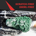 Maxshine Universal Chenille Microfiber Wash Mitt – Ultra-Soft Glove with Foam Core & Elastic Cuff – Scratch-Free, Lint-Free – Safe for Paint & Ideal for Exterior Car Detailing