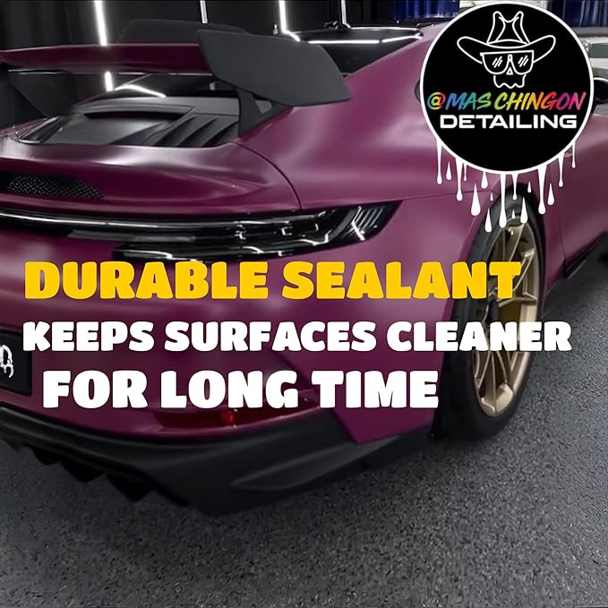 Mas Chingon Matte Detailer Designed for Matt Paint & Wrapped Car Clean & Protect Prevent Discoloration (Great for Cars, Trucks, SUVs, RVs, Motorcycles, & More 16 Fl Oz (1-Pack)