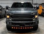 iJDMTOY 20pc Set Amber Yellow LED Front Bumper Valance Accent Running Light Kit/LED Air Dam Light Kit, Compatible with Dodge/Chevy/GMC HD, Ford Super Duty Trucks or Semi Trucks