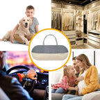 Car Air Freshener, 100% Activated Bamboo Charcoal Air Purifying Bag | Lasts 365+ Days | Fragrance-Free Deodorizer - Absorb Smoke Smell and Bad Odors