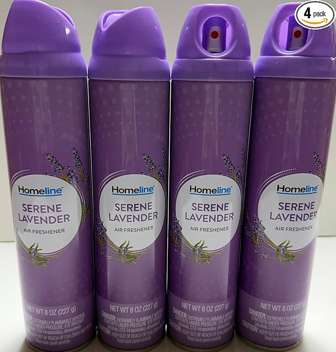 Wizard Homelin Great Scents Air Freshener smoke odor eliminator, 8 oz Odor Neutralizer Wizard The Magic of Fresh Air Freshener Serene lavender (Pack of 4)