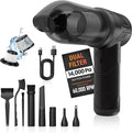 Hedgehog TurboVAC 3 in 1 Portable Car Vacuum Cleaner, Blower & Air Pump - Hand Held Vacuum Cleaner for Car with USB C Rechargeable, 14000PA Powerful Suction, Lightweight Dust Buster for Home & Outdoor