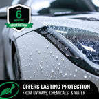 Turtle Wax ICE Seal N Shine, Car Wax Sealant, High Gloss Shine, Insane Water Beading and Durable Paint Protection, Carnauba Wax Infused, For Paint, Wheels, Glass, Plastics and More, 16oz (Pack of 6)