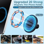 Upgraded Vent Magnetic Phone Mount for Jeep Wrangler JL 2018-2023,Gladiator JT 2020-2023 Air Vent Mounting Cell Phone Cradles 360° Rotation 20x Super Strong Magnet Phone Holder Fit for All Smartphone