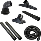 Shop Vac Accessories 2 1/2 inch Attachments (2.5 Wet Dry Vac Accessories - Extension Wands, Floor Brush, Dust Brush, Crevice Tool, Utility Nozzle, and Hose Kit (7-Pack Attachments)