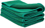 Griot's Garage Dual Weave Interior Towels for Car Detailing, Cleaning, and Polishing, Ultra-Absorbent, Scratch and Lint-Free, 16” x 16”, Set of 3, 10282