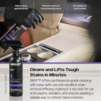 Malco OXY Carpet & Upholstery Cleaner - Stain Remover Spray for Car Interior Fabric/Cleans the Toughest Vehicle Stains/Deep Cleaning Liquid Formula / 16 Oz. (127816)