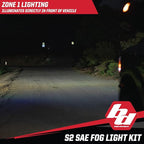 Baja Designs S2 LED SAE Fog Pocket Light Kit for Dodge Ram 2500/3500 2019+ Truck - Amber Lens