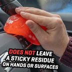 CarPlan Demon Slime 5.6 Oz - Car Interior Cleaner Gel | Putty Removes Dust & Dirt - for Detailing, Cleaning Vents, Cup Holders, Keyboards, Offices | Hot Cherry Scent