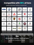 4-in-1 Wireless CarPlay Adapter for Streaming Netflix/YouTube/TikTok/TF Card, 2026 Magic Video AI Box & Android Auto Dongle [Dual Band WiFi, Autolink Pro] Plug & Play, Fits for OEM Wired Car Play Car